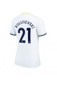 Tottenham Hotspur Dejan Kulusevski #21 Fotballdrakt Hjemme Klær Dame 2022-23 Korte ermer
